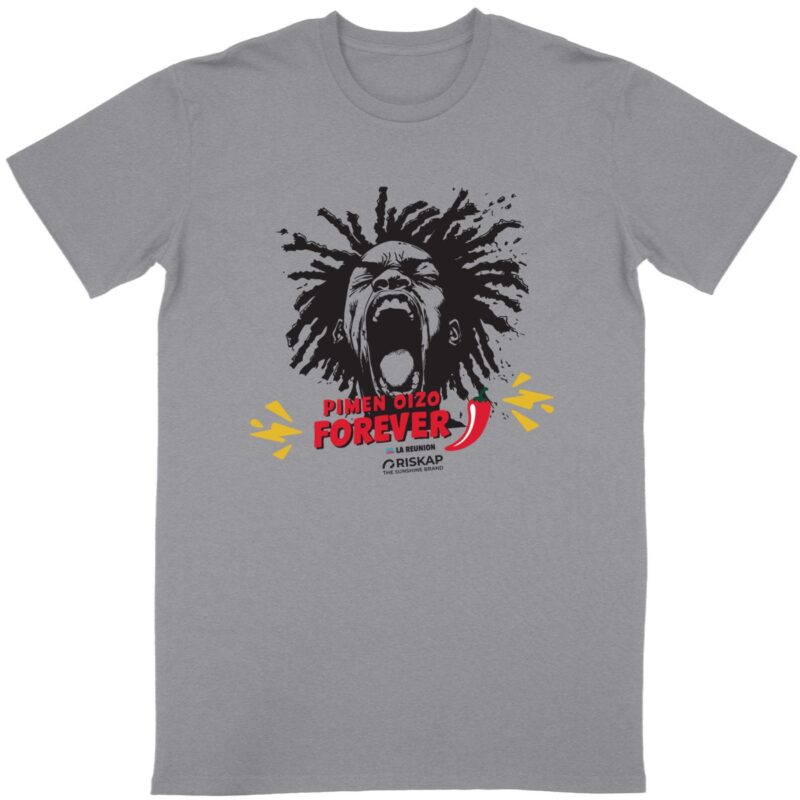 T-shirt homme – visage riskap – coton bio premium