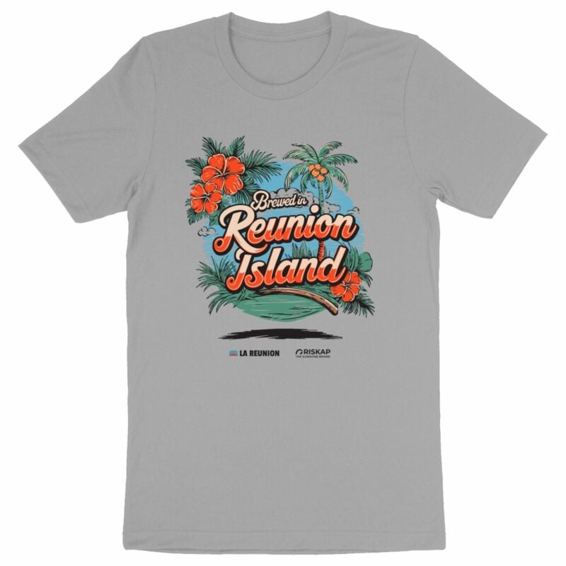 T-shirt homme- brewed in reunion island- qualité premium bio