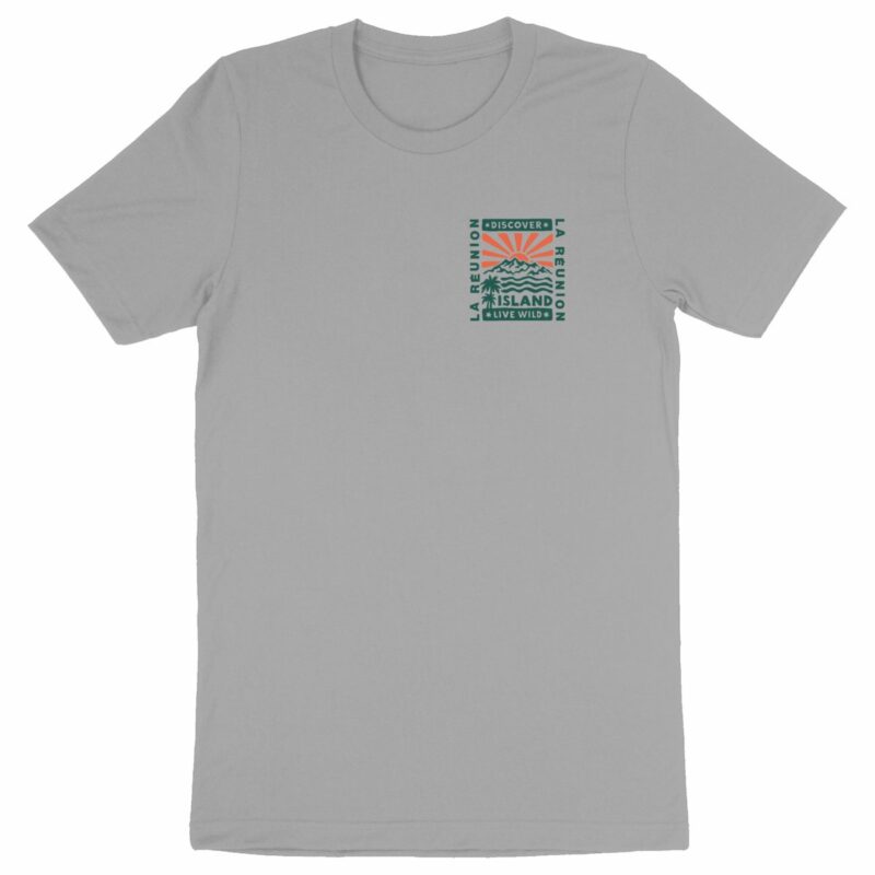 T-shirt homme - live wild - coton bio premium