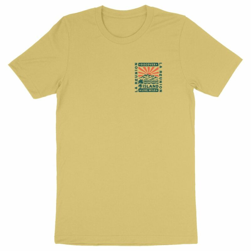 T-shirt homme - live wild - coton bio premium