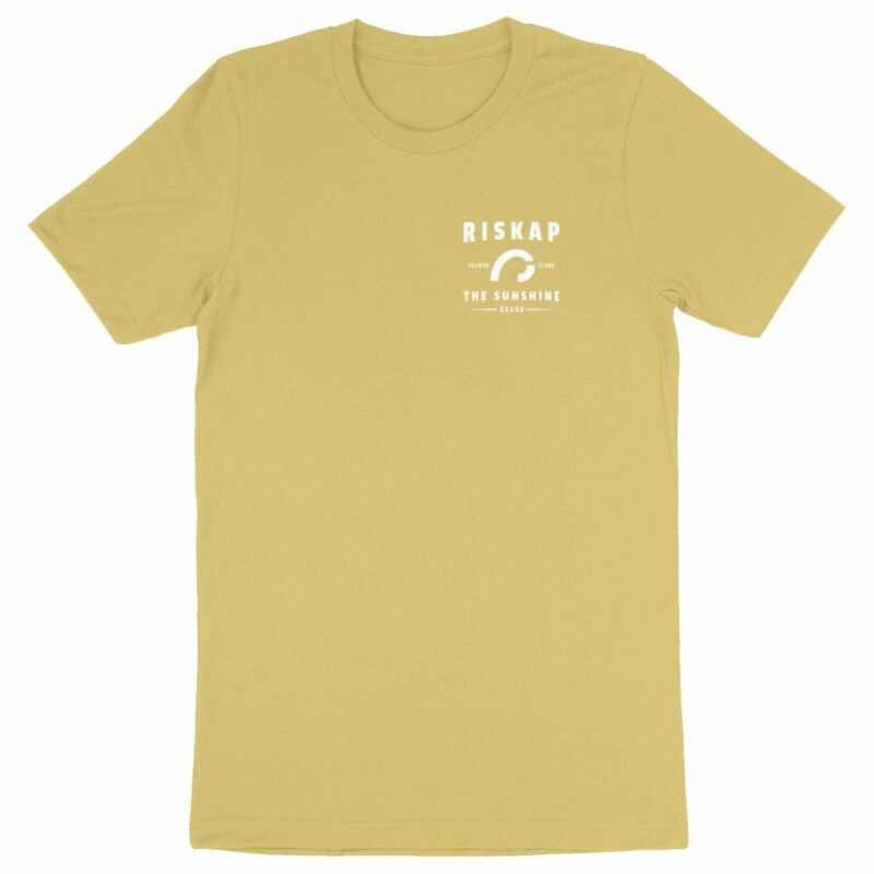 T-shirt homme - riskap reunion sunshine - coton bio premium