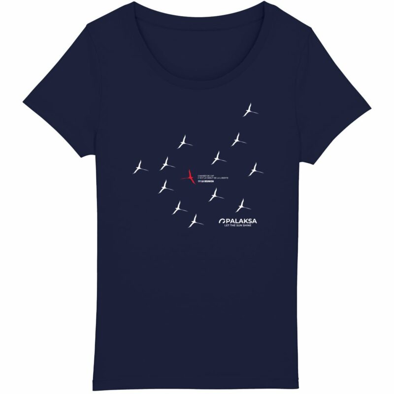 T-shirt femme léger - changer de cap - coton bio premium