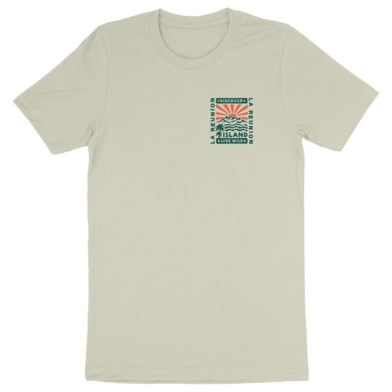 T-shirt homme - live wild - coton bio premium