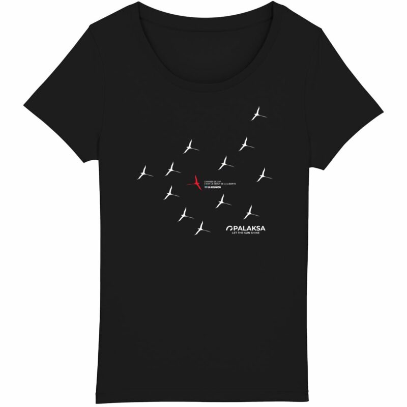 T-shirt femme léger - changer de cap - coton bio premium