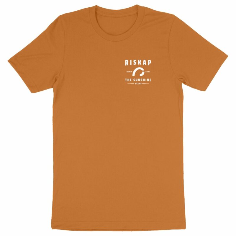 T-shirt homme - riskap reunion sunshine - coton bio premium