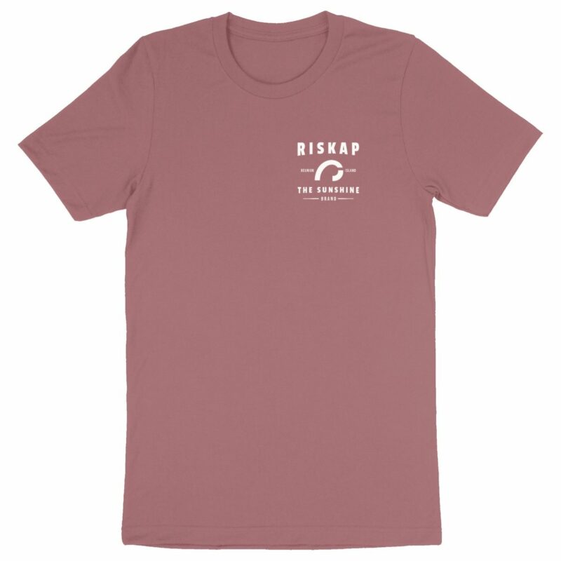 T-shirt homme - riskap reunion sunshine - coton bio premium