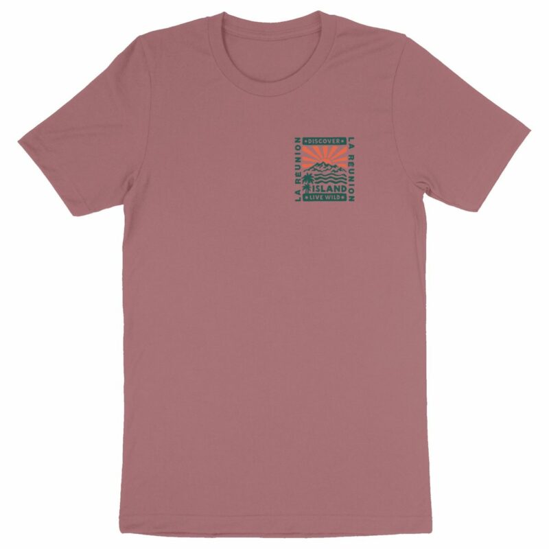 T-shirt homme - live wild - coton bio premium