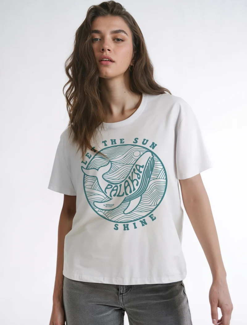 T-shirt femme léger - sun whale