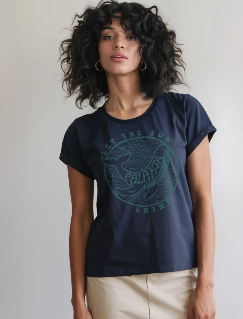 T-shirt femme léger - sun whale