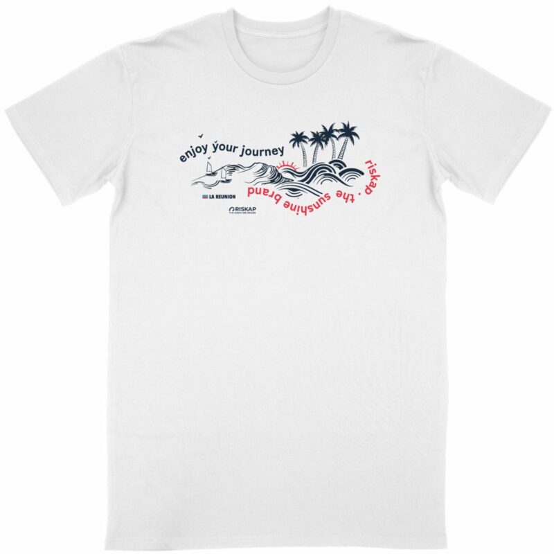 T-shirt homme – island wave – qualité premium bio