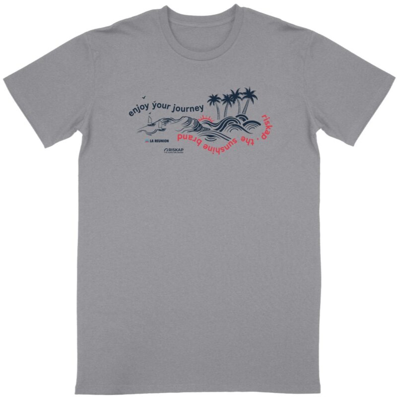 T-shirt homme – island wave – qualité premium bio