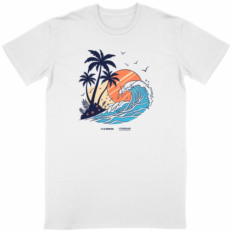 T-shirt homme – island in the sun riskap – coton bio premium
