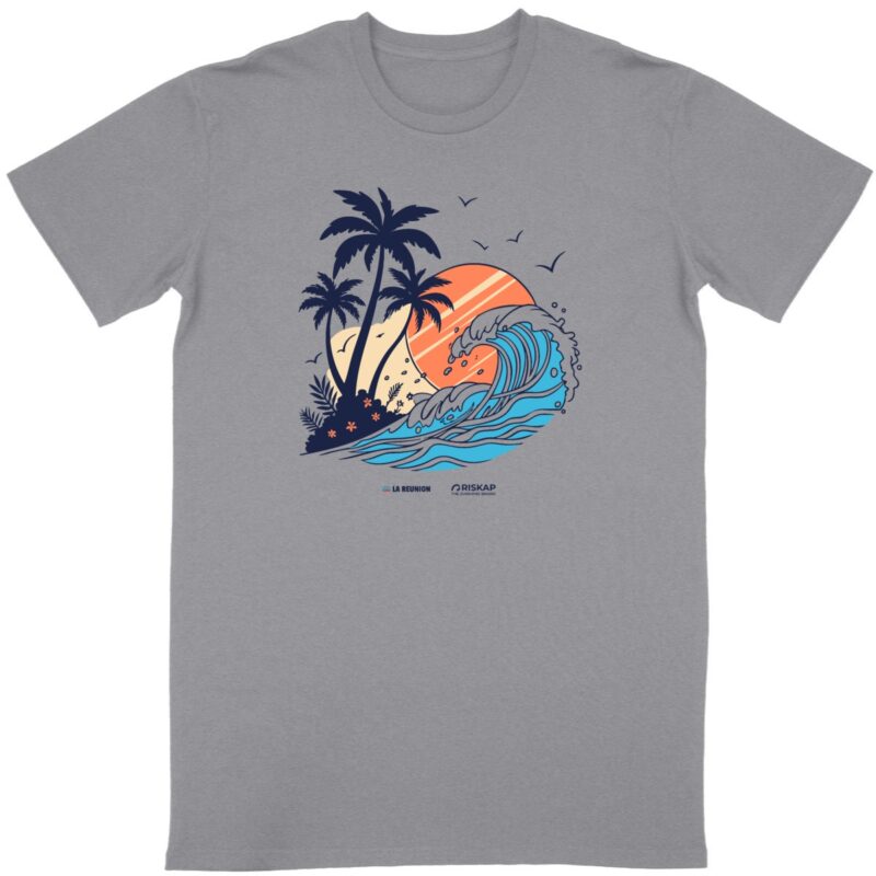 T-shirt homme – island in the sun riskap – coton bio premium