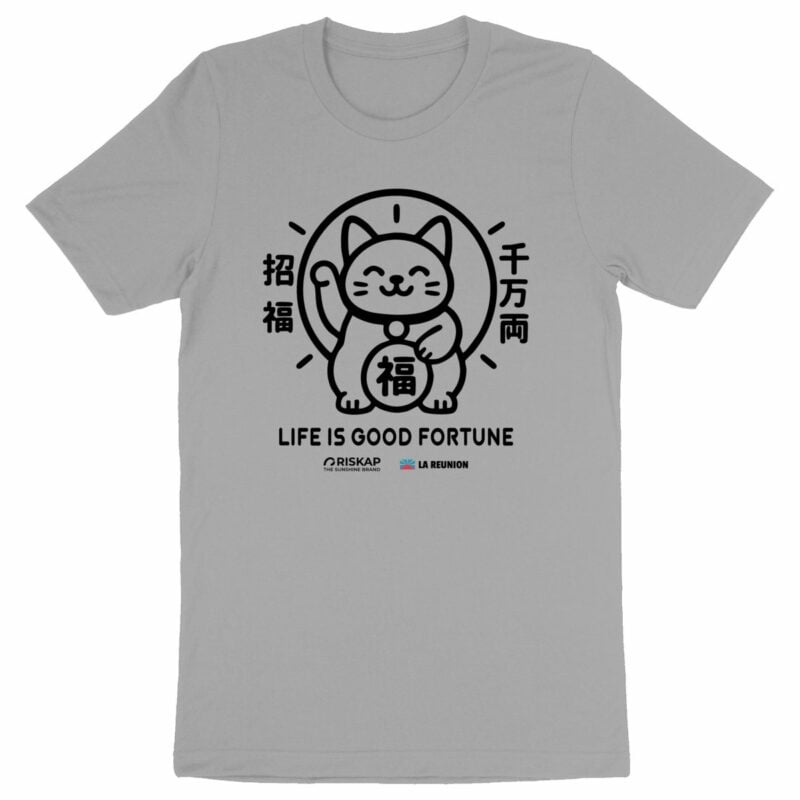 T-shirt homme – good fortune – qualité premium bio