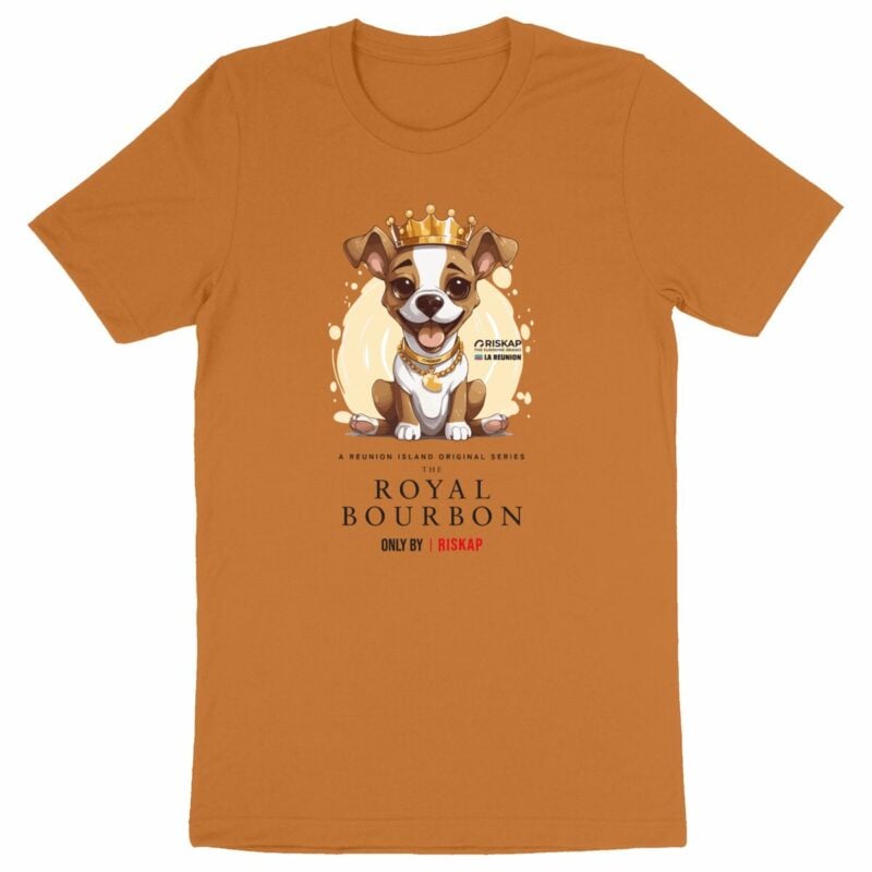 T-shirt homme – royal bourbon – qualité premium bio