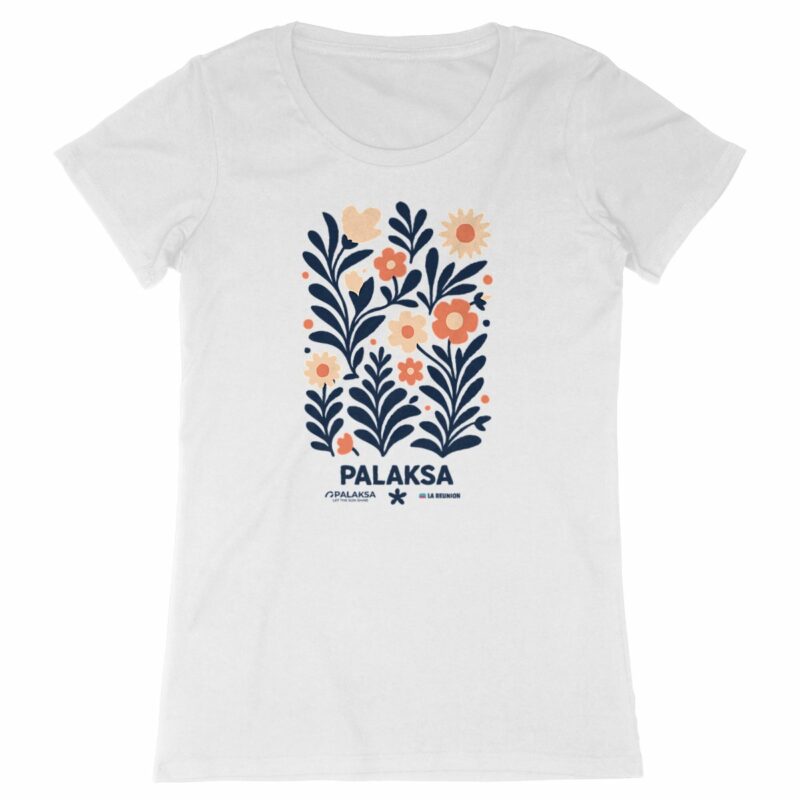 T-shirt femme – fleurs – coton bio premium