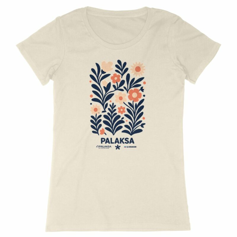 T-shirt femme – fleurs – coton bio premium
