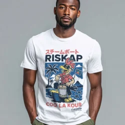 T-shirt Homme - Coq La Kour - Coton Bio Premium