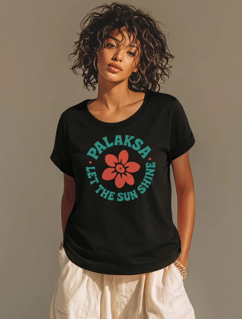 T-shirt femme - run flower